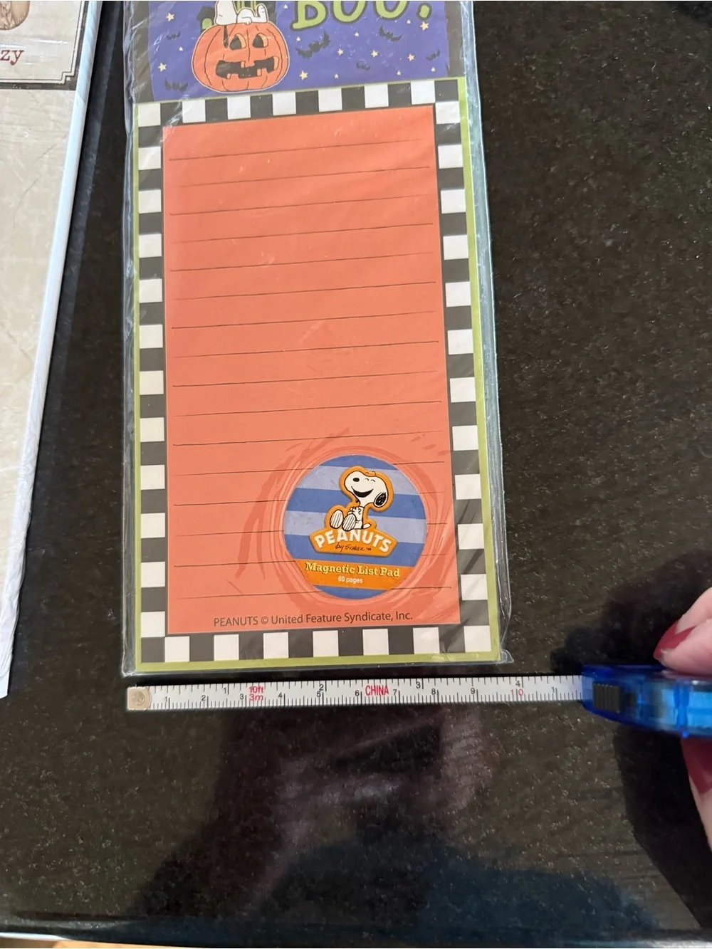 Peanuts note pads